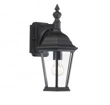 Savoy House Meridian CA M50062BK - 1-Light Outdoor Wall Lantern in Black